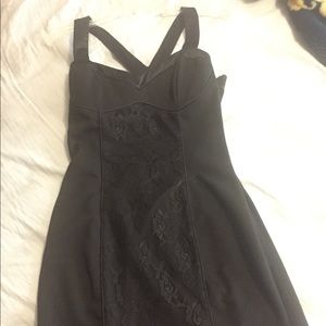 black cocktail dress